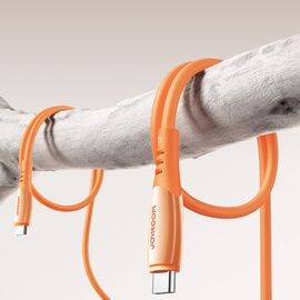 Joyroom S-A59 Vibrant Series 60W USB-C - USB-C Cable 1.2m - Orange | Techbox