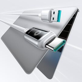 Kabel Joyroom S-A55 StarFlight 66W USB-A - USB-C 1,2m - biały | Techbox