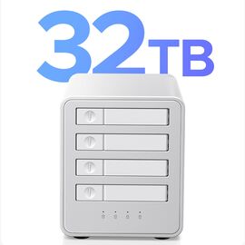 Orico 8848RC3 DAS Series 4-bay 2.5" HDD/SSD/M.2 SATA/mSATA Disk Array - White - Cases & Accessories - Hard Drives - Techbox