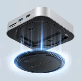Orico MiniLink 9-in-1 Docking Station - Silver - USB Hubs & Card Readers - Peripherals - Techbox