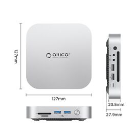 Orico MiniLink 9-in-1 Docking Station with M.2 SSD Hard Drive Bay - Silver - Cases & Accessories - Hard Drives - Techbox
