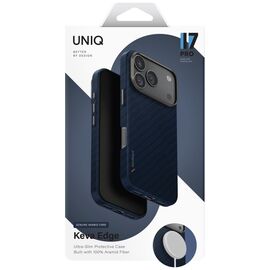 Uniq Keva EDGE Magclick Charging Case for iPhone 17 Pro - Blue | Techbox