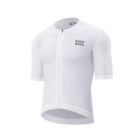 Rockbros 15200025 Short Sleeve Cycling Jersey Size M - White | Techbox