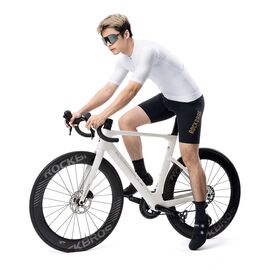 Rockbros 15200025 Short Sleeve Cycling Jersey Size XXXL - White - Bicycle - Sports & Fitness - Techbox