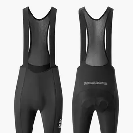 Rockbros 200021 Long Cycling Bib Shorts with Pad Size XXXXL - Black - Bicycle - Sports & Fitness - Techbox