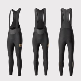 Rockbros YDCK012-1 Long Fleece Bib Tights with Pad Size L - Black | Techbox
