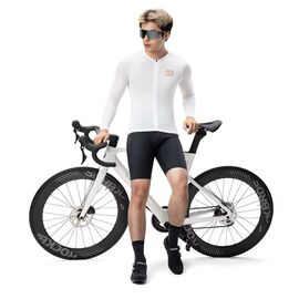Rockbros YDCX008 Diamond Long Sleeve Cycling Jersey Size XS - White - Bicycle - Sports & Fitness - Techbox