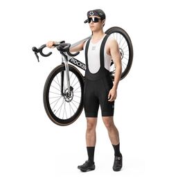 Rockbros YDDK009 Men's Cycling Bib Shorts with Pad Size XL - Black - Bicycle - Sports & Fitness - Techbox