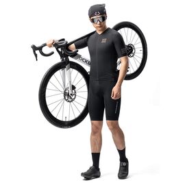 Rockbros YDDX011 Diamond Short Sleeve Cycling Jersey Size M - Black - Bicycle - Sports & Fitness - Techbox