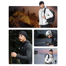 Rockbros YDM002 Tencel + Wool Hat, One Size, Black - Bicycle - Sports & Fitness - Techbox