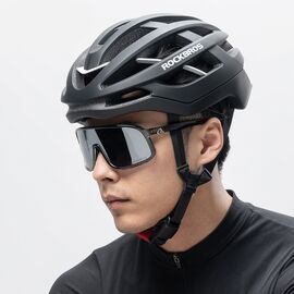 Rockbros HC-58BK-M Bike Helmet 55-58 cm - Black and Gray | Techbox