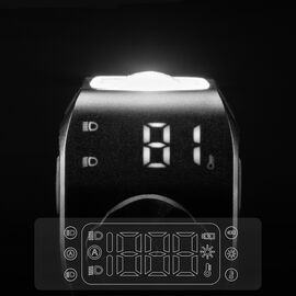 Rockbros M8 1600lm front bike light with remote control 10m rechargeable 4000 mAh - black - Smartphone Holders - Smartphones - Techbox