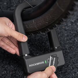 Rockbros RBNS1 SMART Bike Lock with NFC Reader - Black - Bicycle - Sports & Fitness - Techbox