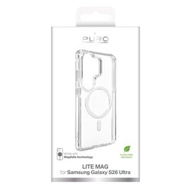 Puro LITE MAG Protective Case for Samsung Galaxy S26 Ultra Compatible with MagSafe - Transparent | Techbox