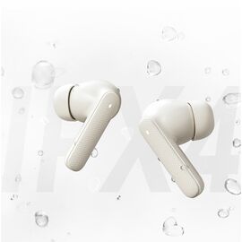 QCY Buds In-Ear Headphones with ENC SBC IPX4 Bluetooth 5.4 - White | Techbox