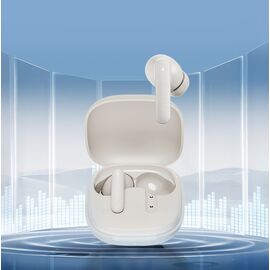 QCY Buds In-Ear Headphones with ENC SBC IPX4 Bluetooth 5.4 - White | Techbox