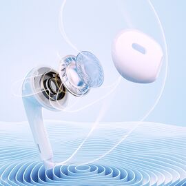 QCY LH1 In-Ear Wired Headphones with Remote and Microphone 1.15m - White | Techbox