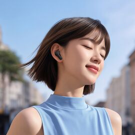 QCY MeloBuds N30 In-Ear Headphones with ANC Bluetooth 5.4 IPX4 - Black | Techbox