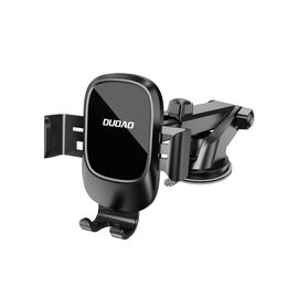 Dudao F5N+ gravity car holder with suction cup for windshield or dashboard - black | Techbox