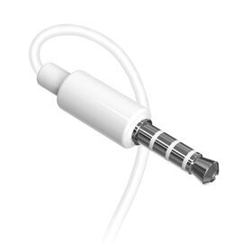 Dudao X10S wired in-ear headphones 3.5mm mini jack 1.15m - white - Headsets - Speakers & Headphones - Techbox