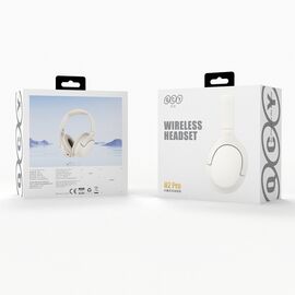 QCY H2 Pro ENC Bluetooth 5.3 Over-Ear Headphones - White | Techbox