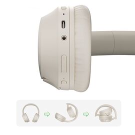 QCY H2 Pro ENC Bluetooth 5.3 Over-Ear Headphones - White | Techbox