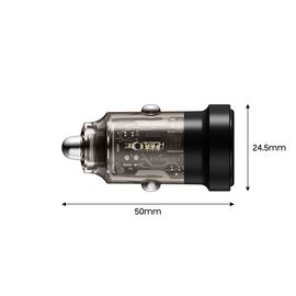 Tech-Protect CC03 45W 2-Port USB-A / USB-C Car Charger - Black