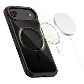 Tech-Protect MagHybrid MagSafe Case for iPhone Air - Black and Red - Uncategorized Cases (2) - Cases - Techbox