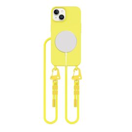 Tech-Protect Magnecklace MagSafe Case for iPhone 15 - Yellow - Uncategorized Cases (2) - Cases - Techbox