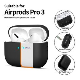 Tech-Protect Silicone Case for AirPods Pro 3 - Black - Smartphone Accessories - Cables & Accessories - Techbox
