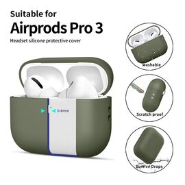 Tech-Protect Silicone Case for AirPods Pro 3 - Green - Smartphone Accessories - Cables & Accessories - Techbox