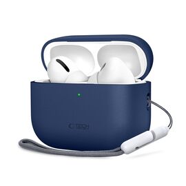 Tech-Protect Silicone Case for AirPods Pro 3 - Navy Blue - Smartphone Accessories - Cables & Accessories - Techbox