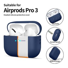 Tech-Protect Silicone Case for AirPods Pro 3 - Navy Blue - Smartphone Accessories - Cables & Accessories - Techbox
