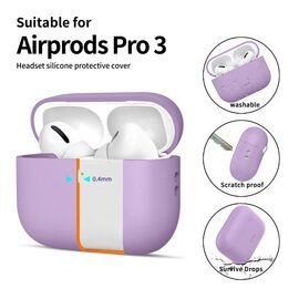 Tech-Protect Silicone Case for AirPods Pro 3 - Purple - Smartphone Accessories - Cables & Accessories - Techbox