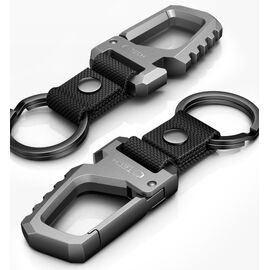 Tech-Protect Slidelock Keychain - Black and Gray |  Techbox