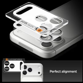 Spigen Optik Pro XL Camera Lens Glass for iPhone 17 Pro - Silver