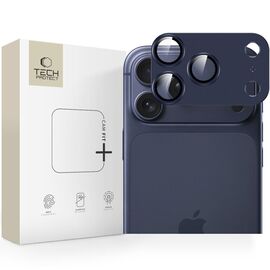 Tech-Protect Camfull Fit+ Camera Lens Glass for iPhone 17 Pro Max - Navy Blue