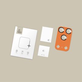 Tech-Protect Camfull Fit+ Camera Lens Glass for iPhone 17 Pro Max - Orange