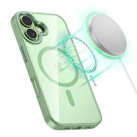 Tech-Protect MagMat MagSafe Case for iPhone 17 - Transparent Green | Techbox