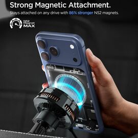 Spigen Essential EV25MFAQ Magnetic MagSafe Car Air Vent Mount - Black