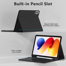 Tech-Protect SC Pen Case for Xiaomi Poco Pad M1 / Redmi Pad 2 Pro 12.1 - Black