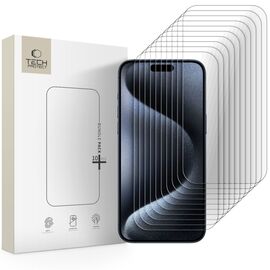 Tech-Protect Tempered Glass Bundle 10-pack for iPhone 15 Pro Max