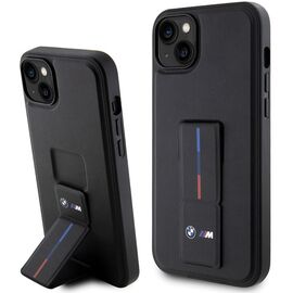 BMW Grip Stand Hot Stamp Case for iPhone 14 Plus / 15 Plus - Black | Techbox