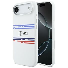 BMW M Silicon Horizontal Line MagSafe Case for iPhone Air - White | Techbox
