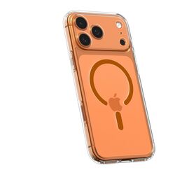Spigen Ultra Hybrid MagSafe Case for iPhone 17 Pro - Clear Orange - Uncategorized Cases (2) - Cases - Techbox