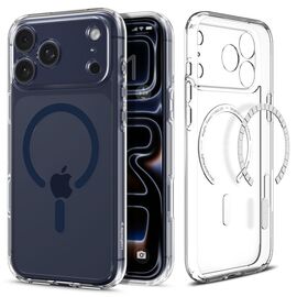 Spigen Ultra Hybrid MagSafe Case for iPhone 17 Pro Max - Clear Navy Blue - Uncategorized Cases (2) - Cases - Techbox