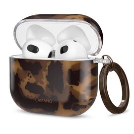 Tech-Protect Lamano case for AirPods 4 - brown and black - Smartphone Accessories - Cables & Accessories - Techbox
