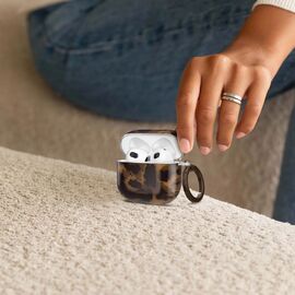 Tech-Protect Lamano case for AirPods 4 - brown and black - Smartphone Accessories - Cables & Accessories - Techbox