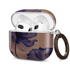 Tech-Protect Lamano case for AirPods 4 - brown and purple - Smartphone Accessories - Cables & Accessories - Techbox