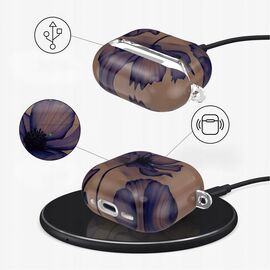 Tech-Protect Lamano case for AirPods 4 - brown and purple - Smartphone Accessories - Cables & Accessories - Techbox